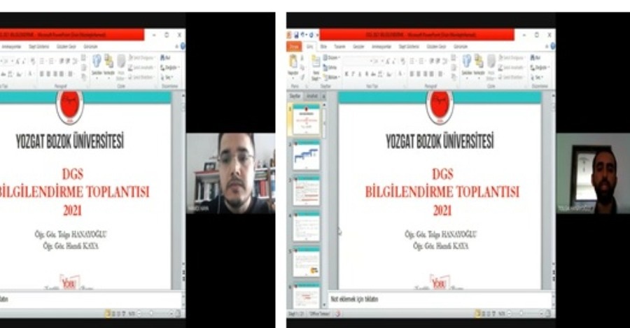 Yüksekokul Öğrencilerimize DGS Bilgilendirme Toplantısı Gerçekleştirildi